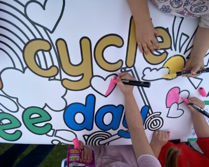 Celebrating World Car Free Day with St Paul’s Primary School